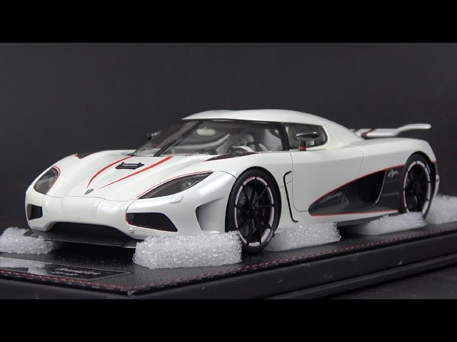 1/18 FrontiArt Koenigsegg Agera R white review - YouTube