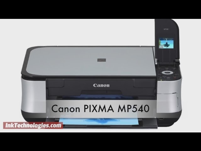 Canon PIXMA MP540 Instructional Video - YouTube