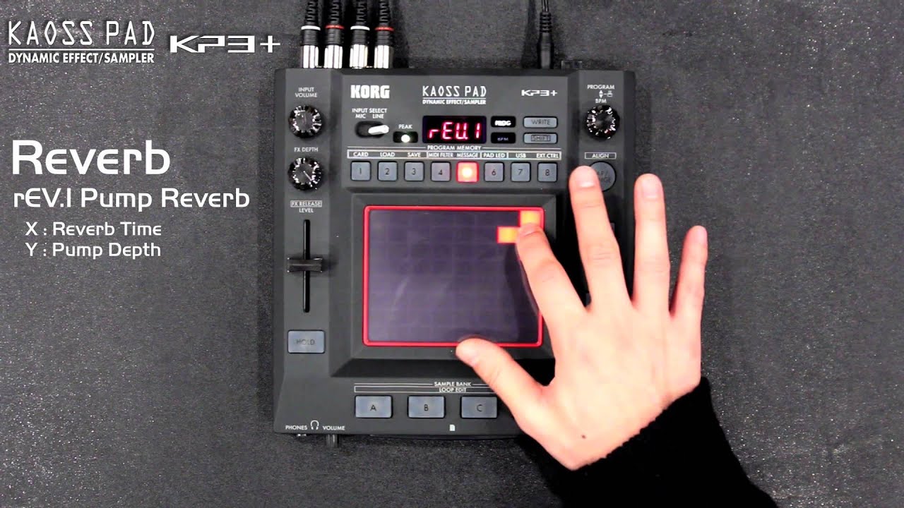 Features | KAOSS PAD KP3+ - Dynamic Effect/Sampler | KORG (USA)