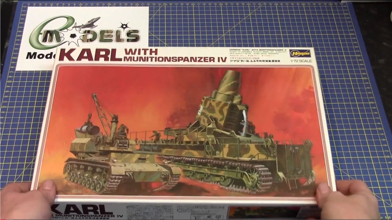 Hasegawa 1/72 Morser Karl railway gun with Munitionspanzer # 33