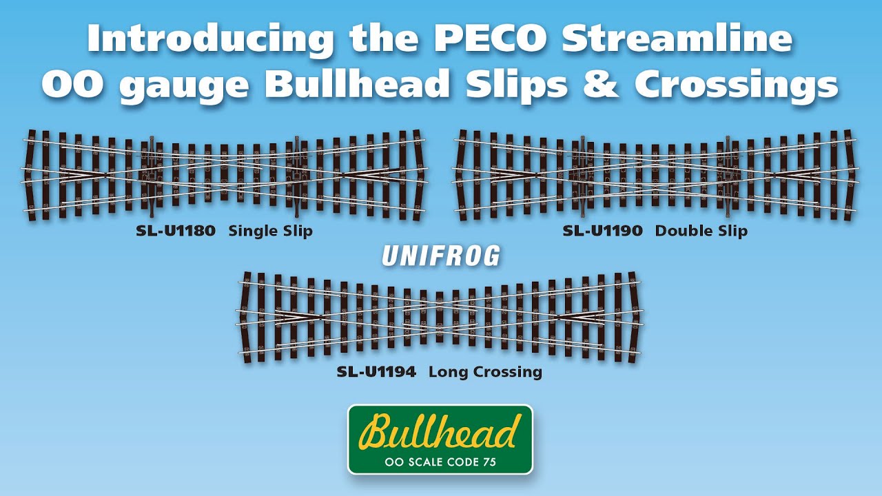 New Peco Streamline OO Gauge Bullhead Slips & Crossings - YouTube