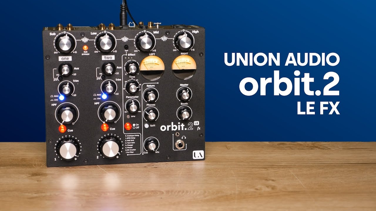 A Tiny Rotary Mixer With FX built-in! Union Audio orbit.2 LE FX