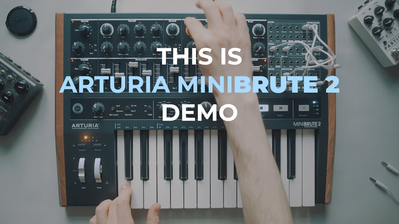 Arturia Minibrute 2 Analog Synth Demo | No Talking - YouTube