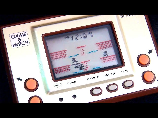 レトロ 液晶ゲーム】ゲームウォッチ マンホール 電子 液晶 玩具 携帯