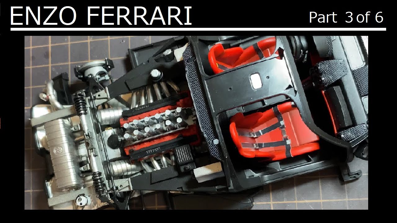 Plastic model production] ENZO FERRARI # 3 Tamiya 1/24 Chassis