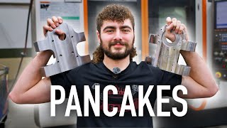 Machining Steel PANCAKES On The MAZAK Variaxis I-800 - YouTube