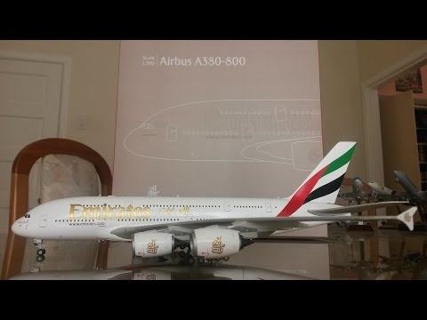 Gemini Jets 1:200 Emirates A380 [A6-EEK] Unboxing and Review - YouTube