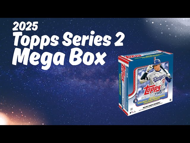 Opening 1 2025 Topps Series 2 Baseball Mega Box - YouTube