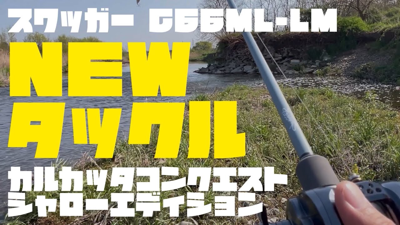 NEWタックル【スワッガー C66ML-LM&カルカッタコンクエストシャロー