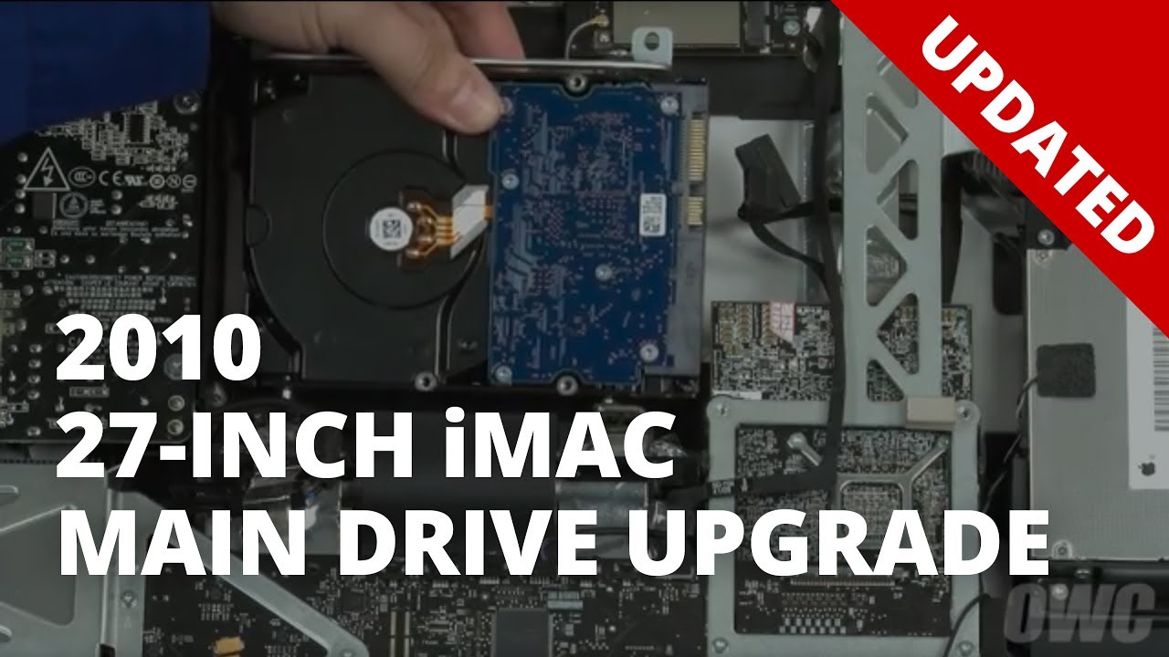 How to Upgrade the Main Drive in a 27-inch iMac Mid 2010 (Updated