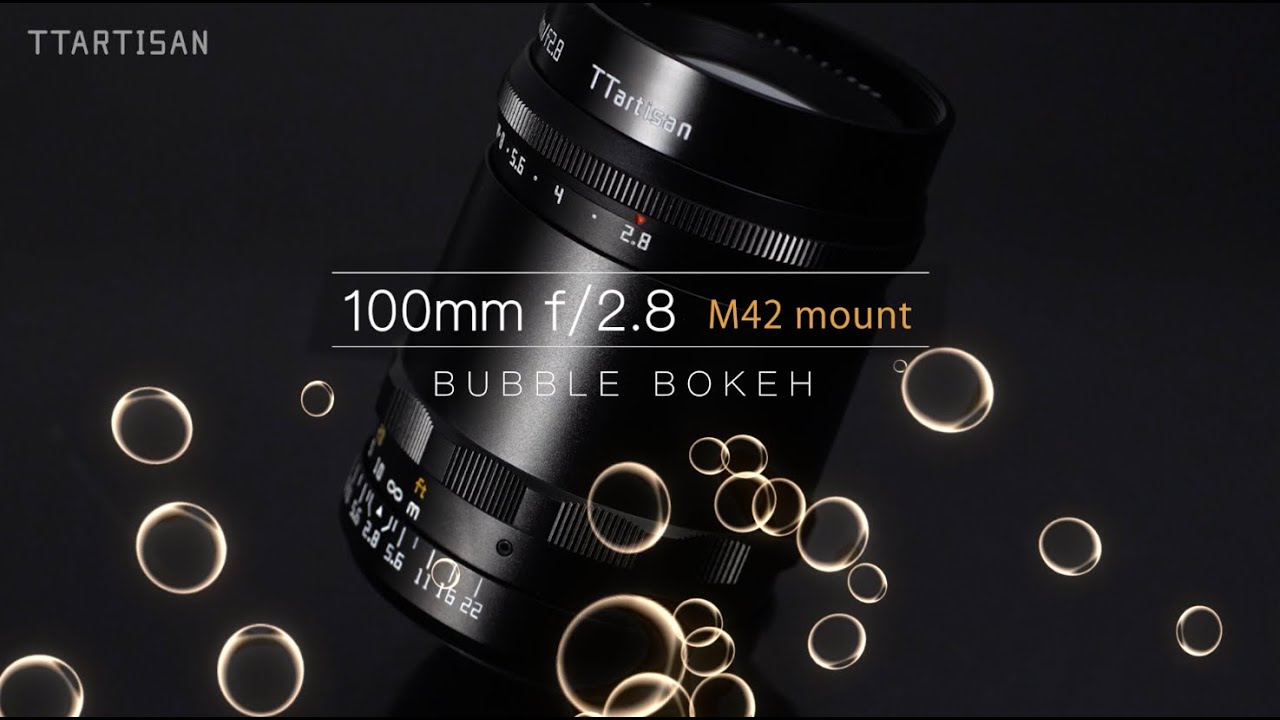 バブルボケレンズ TTArtisan 100mm f/2.8 M42 【焦点工房】 - YouTube