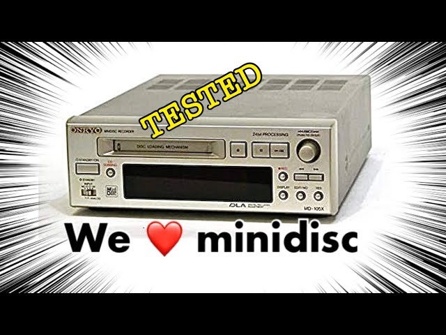 Minidisc Deck Review Onkyo MD-105X INTEC205 Vintage Audio HiFi