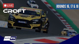 BTCC 2025 | LIVE | Croft | Rounds 16, 17 & 18 - YouTube