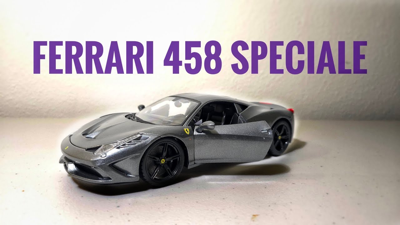 Ferrari 458 Speciale - 1:18 Scale Maisto Die-Cast - YouTube