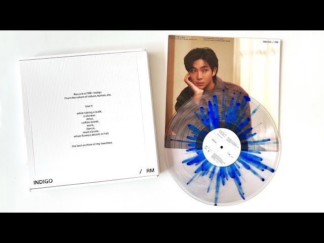 Unboxing: BTS RM INDIGO 1ST SOLO ALBUM LP VERSION - YouTube