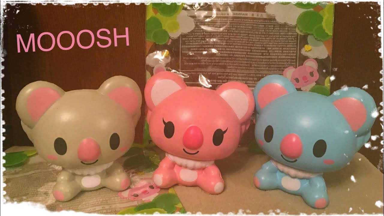 BLOOM】コアラのスクイーズ【MOOOSH】 - YouTube
