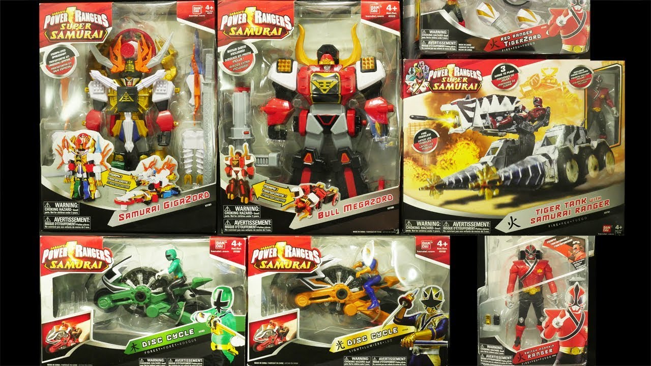 お買い物動画175 パワーレンジャー サムライ＆スーパーサムライ【シン