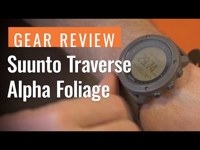 Gear Review: Suunto Traverse Alpha Watch - YouTube