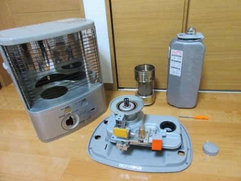 コロナ石油ストーブ分解 SX-2412Y - YouTube