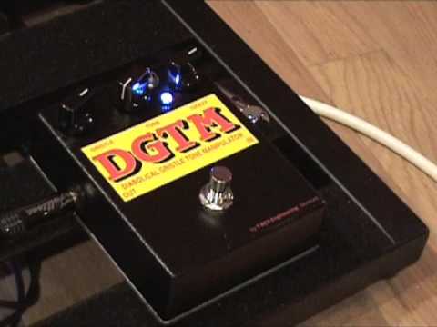 T. Rex DGTM overdrive guitar effects pedal demo with Les Paul