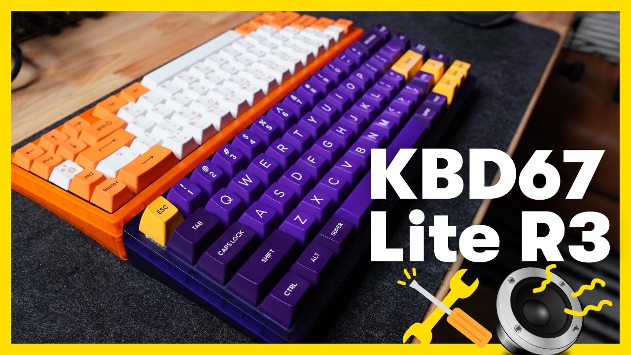 KBD67 Lite R3 Unboxing, Build, & Sound Test // best DIY kit EVER