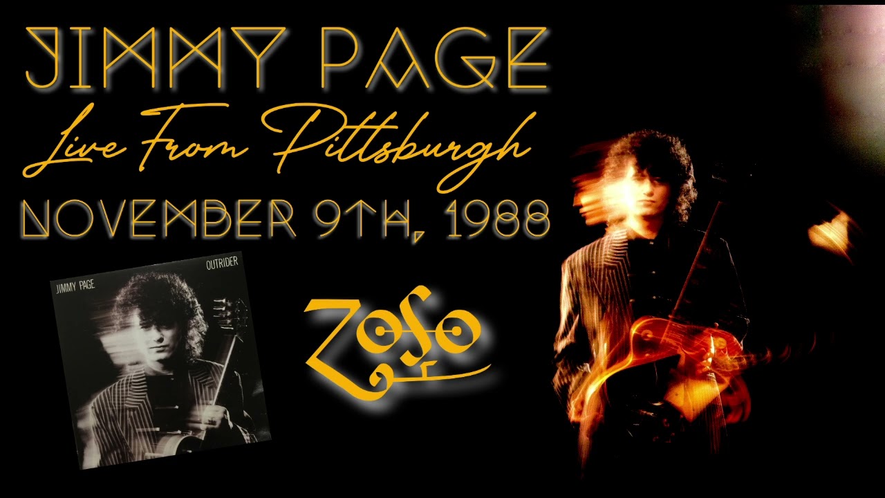 Jimmy Page - Live in Pittsburgh, PA (Nov. 9th, 1988) - YouTube
