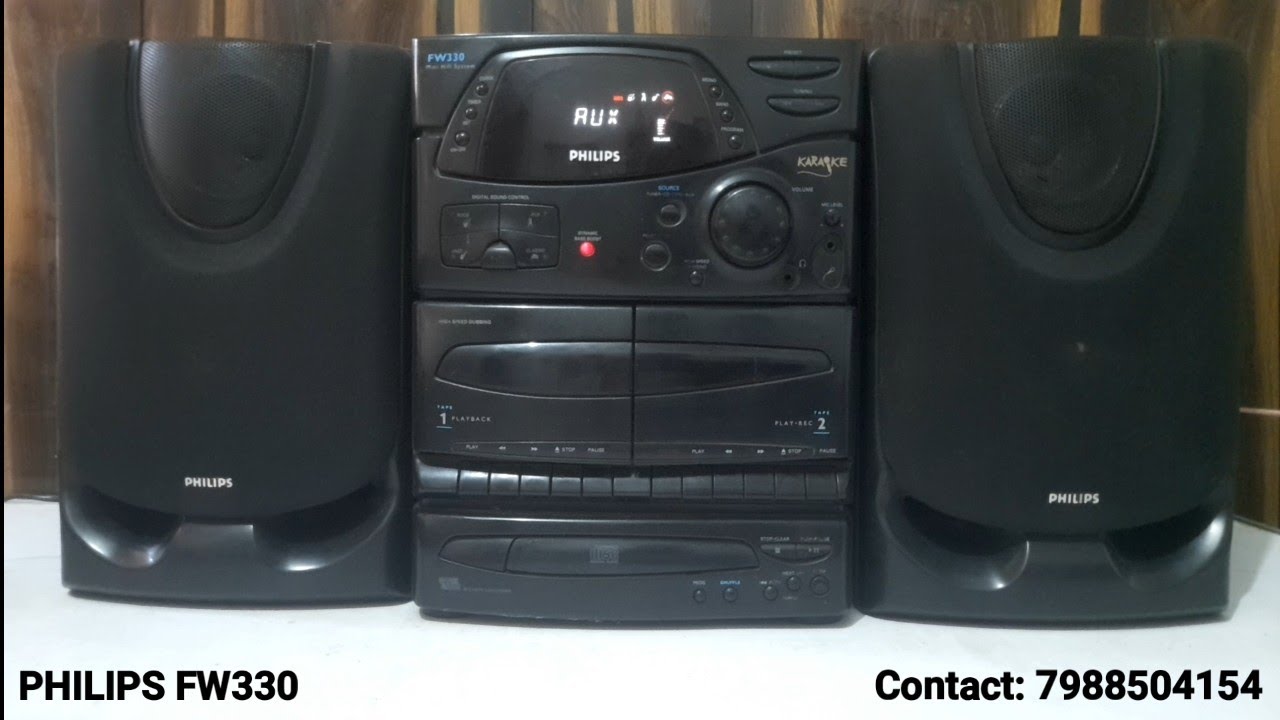 PHILIPS FW330 MINI HIFI MUSIC SYSTEM - YouTube