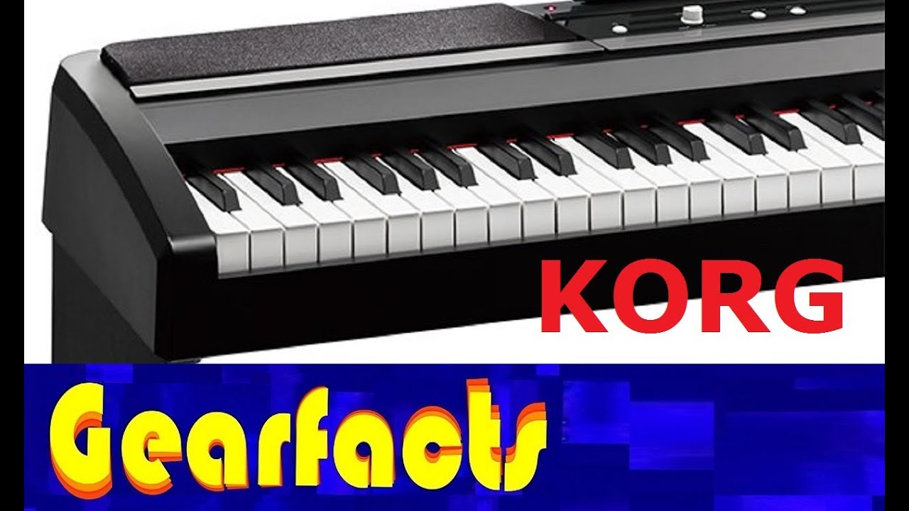 Korg SP-170S digital piano demo - YouTube