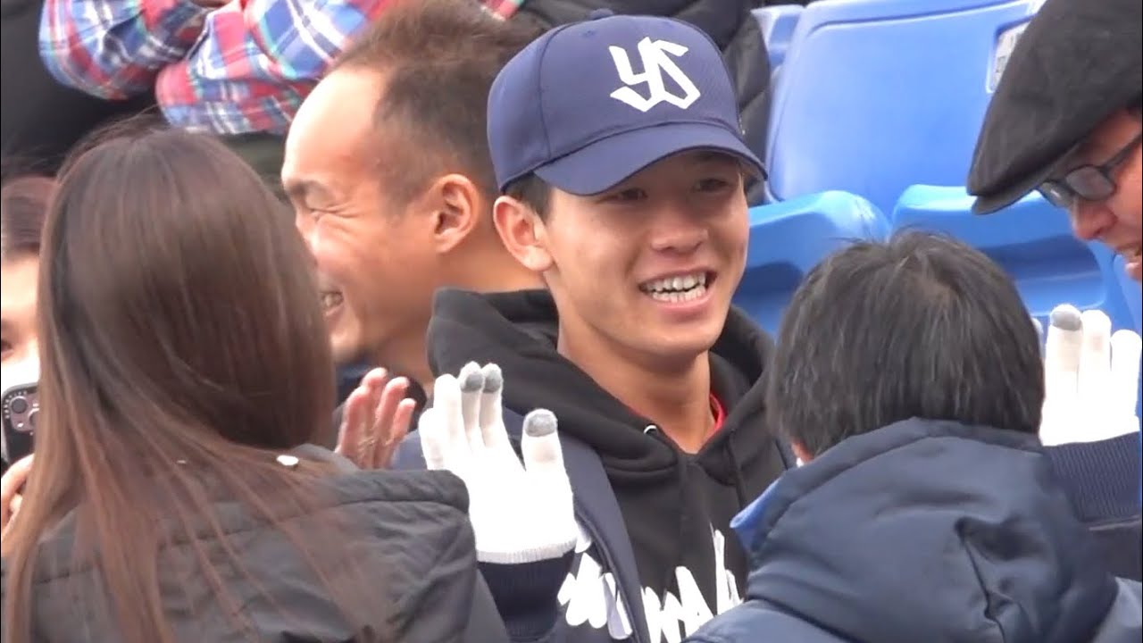 スタンド大興奮！内山壮真君がどんどん近づいて来る。田口麗斗