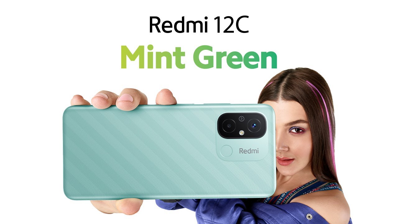 Redmi 12C | Refreshing and Serene Mint Green - YouTube