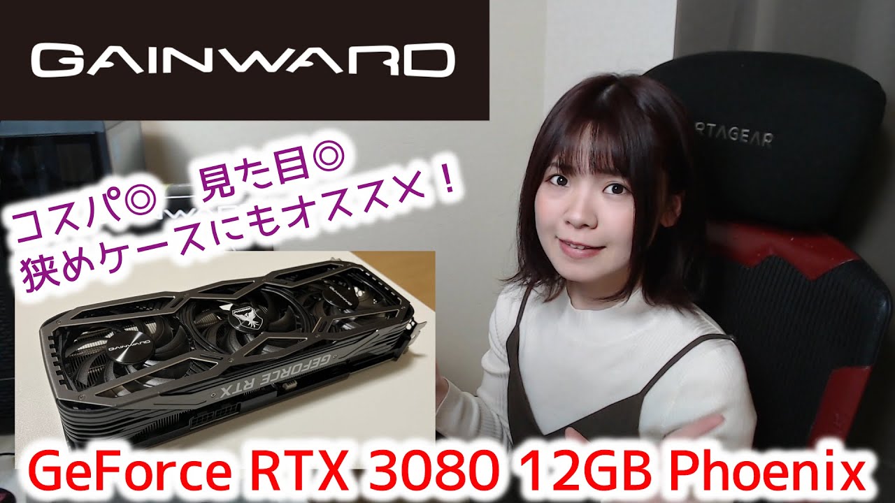 Gainward】GeForce RTX3080 12GB Phoenix 初めてグラボのレビューして