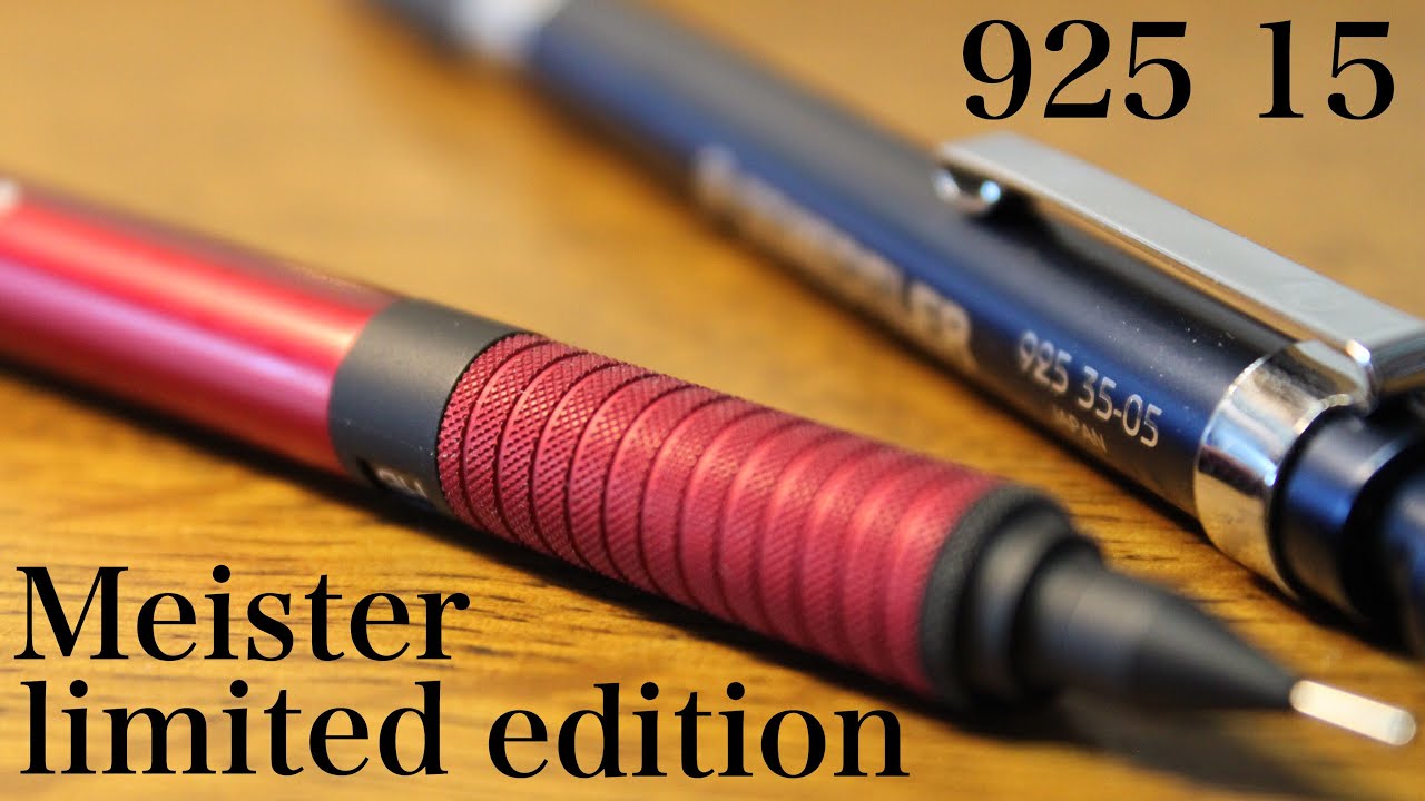 Comparison] Staedtler Mechanical Pencil Tokyu Hands Exclusive vs