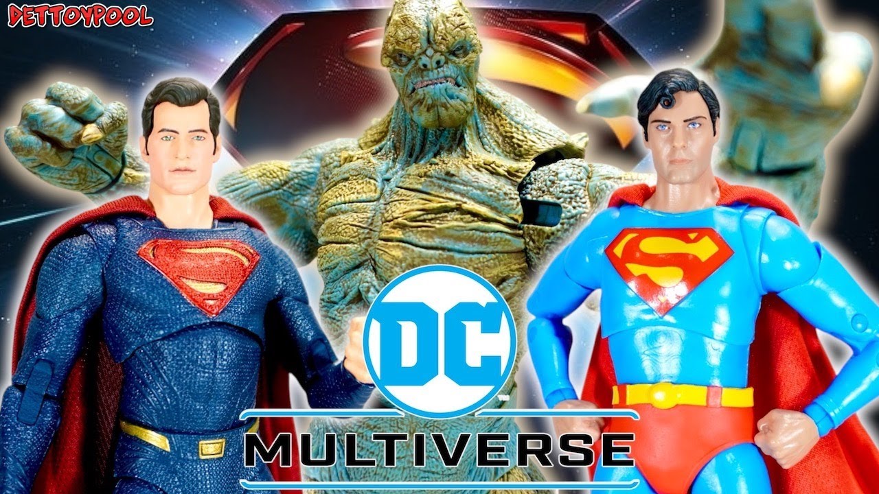 新旧スーパーマン比較】DCマルチバースのスーパーマンフィギュアを2体
