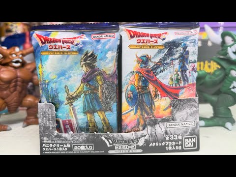 Dragon Quest Wafers Roto Trilogy All 33 Types Unboxing Review [BOX