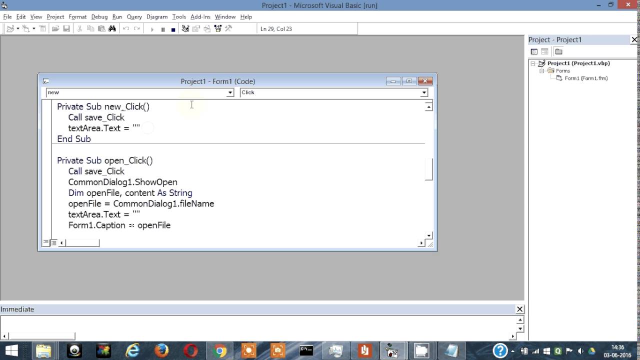 VB 6 | Visual Basic 6.0 | Notepad Part 6 - YouTube