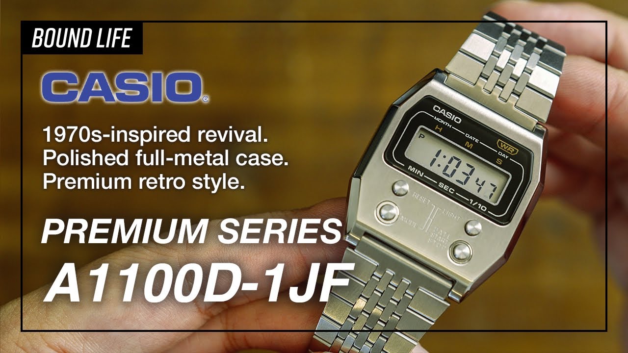 Excellent Retro Design] CASIO A1100D-1JF Purchase Review | 70s