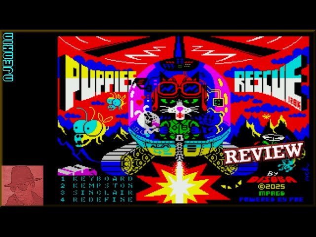Puppies Rescue : Homebrew from 2025 - on the ZX Spectrum 128K