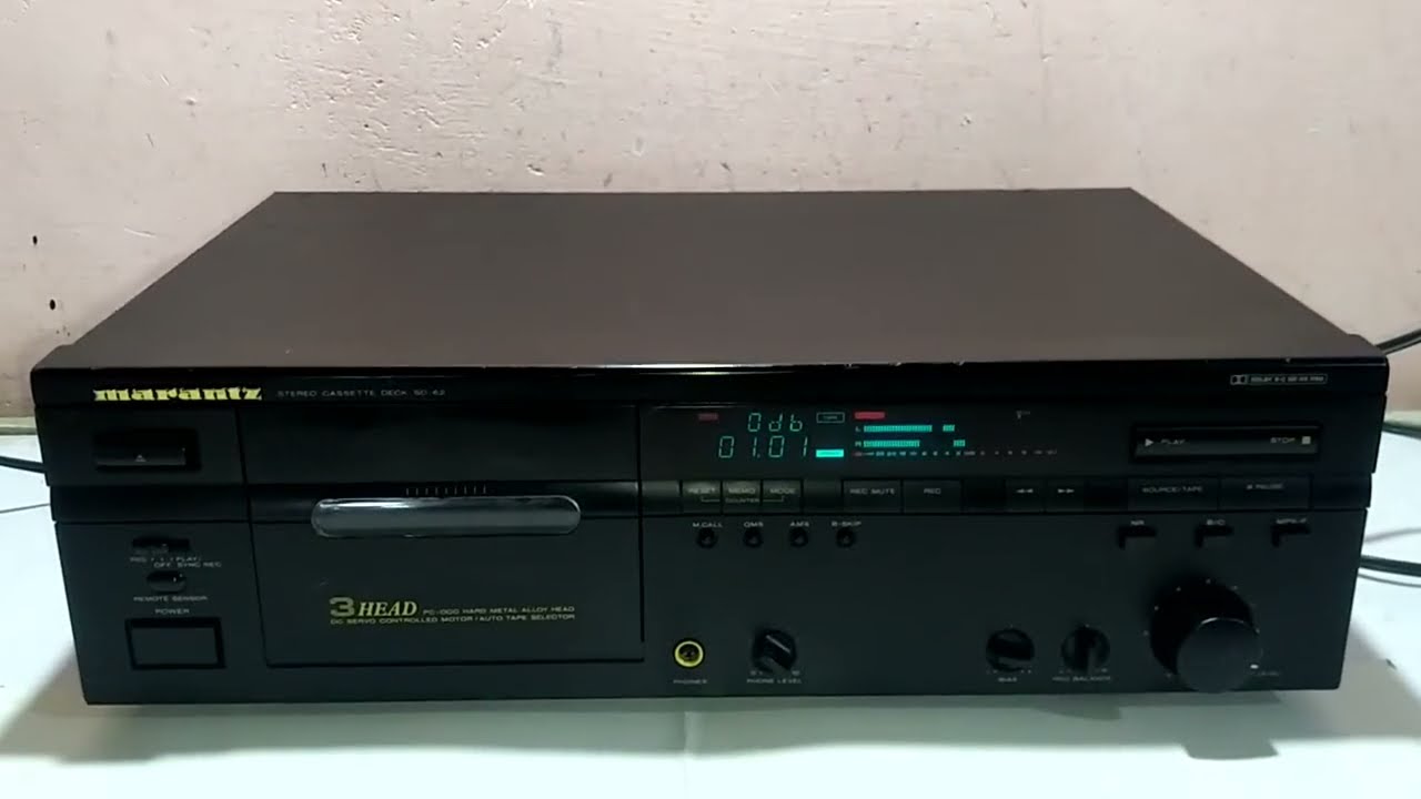 Marantz SD 62 3head cassette deck recording Demo - YouTube