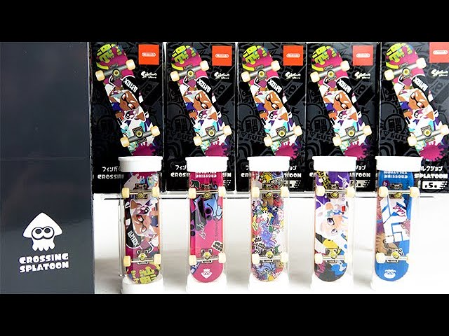 Nintendo Store exclusive “Fingerboard Collection CROSSING SPLATOON