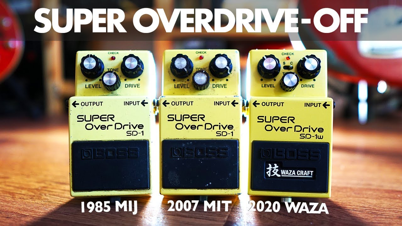 1982 Vintage Boss SD-1 Super Overdrive - YouTube