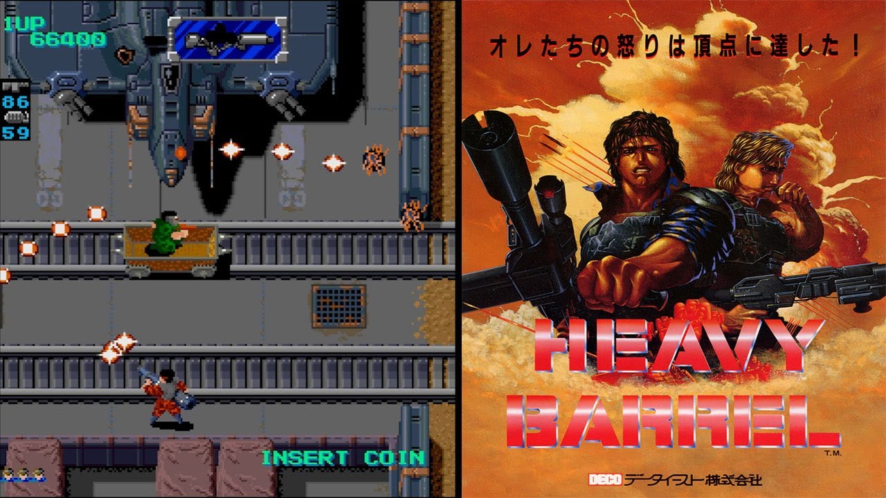 Arcade ヘビー バレル / Heavy Barrel - Full Game - YouTube