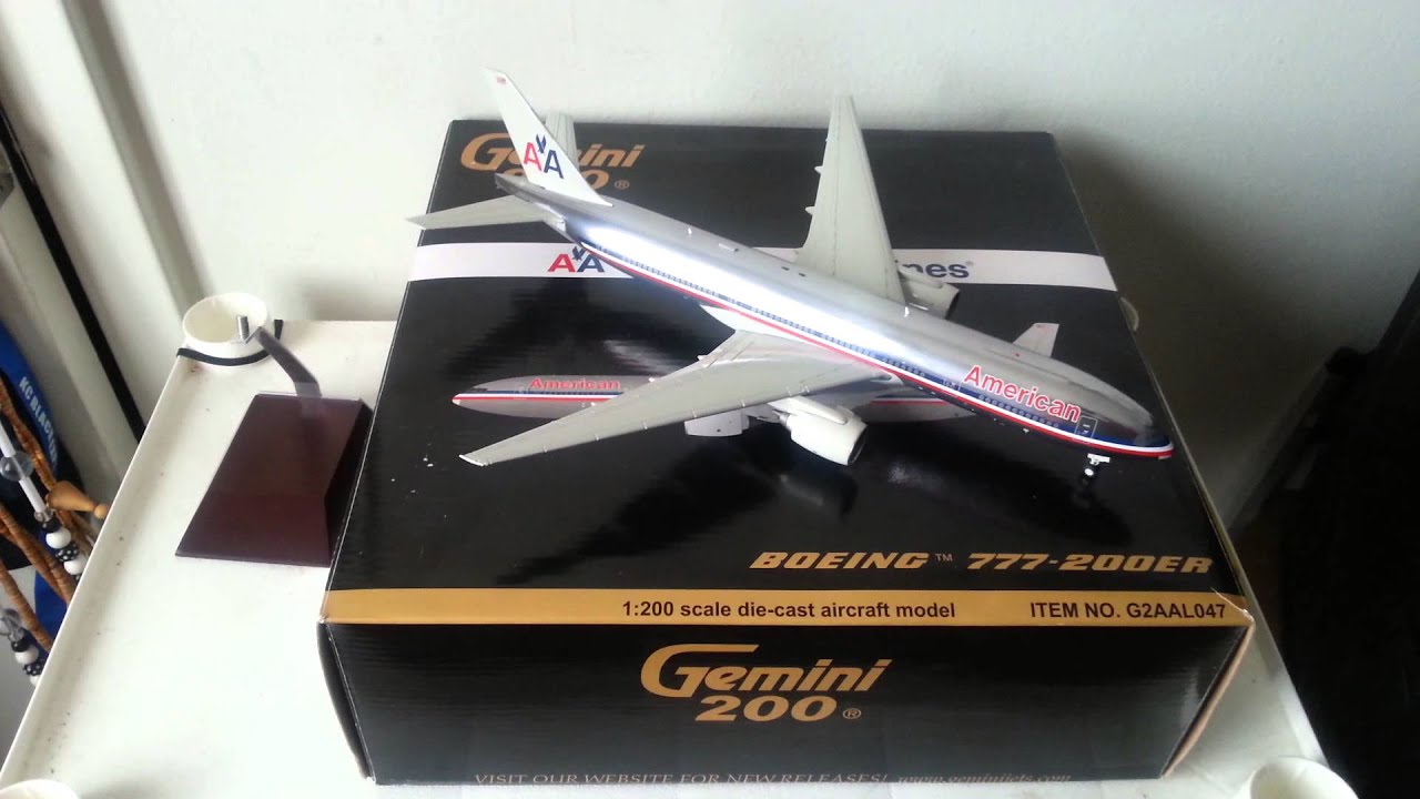 Gemini 200 American Airlines B777-200ER Review - YouTube