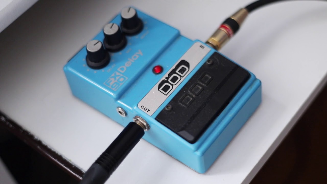 DOD FX90 Analog Delay pedal demo - YouTube