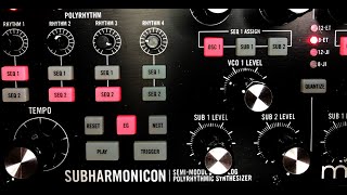 SUBHARMONICON すごいシンセサイザーを手に入れてしまった。初めての