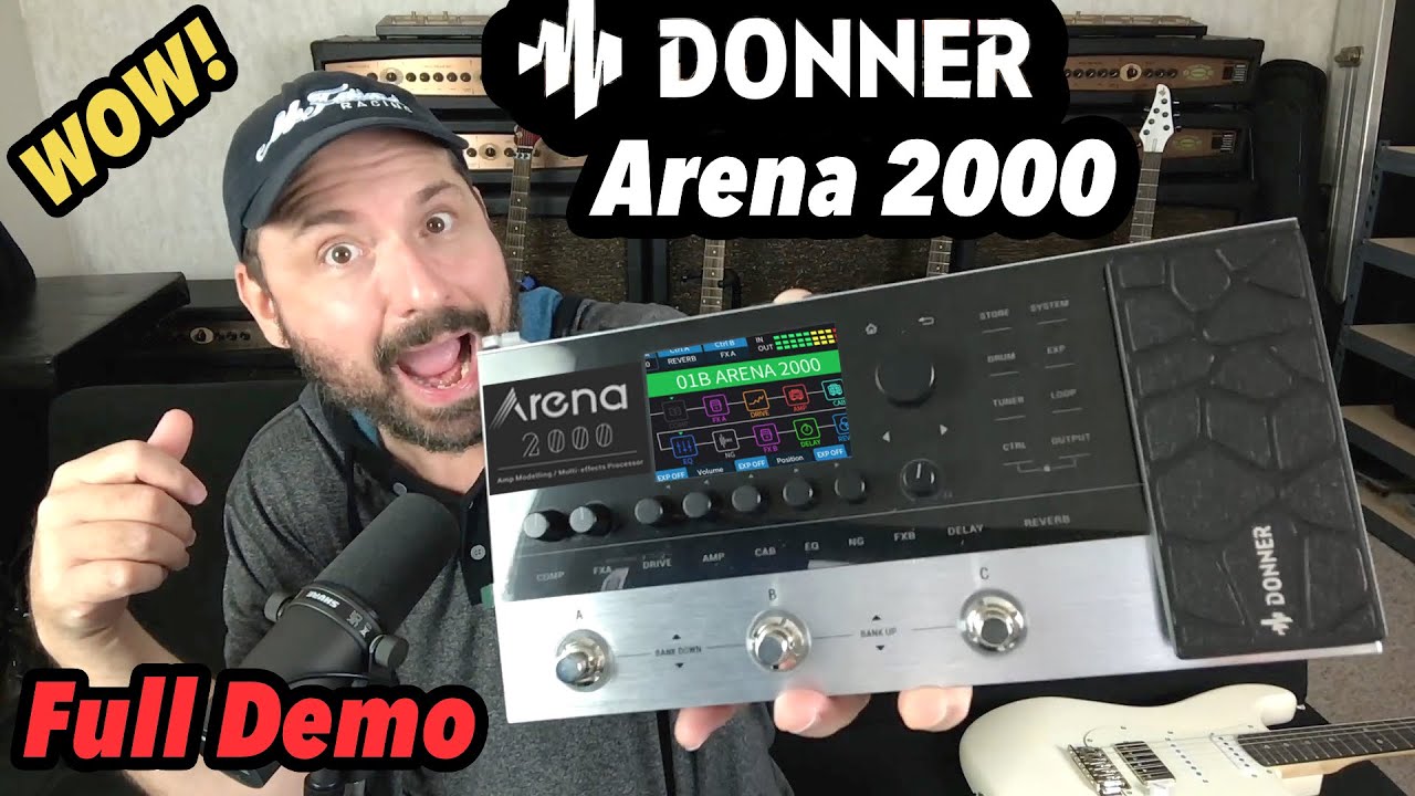 Donner Arena 2000 Beginner Guide Demo Review - Guitar Multi