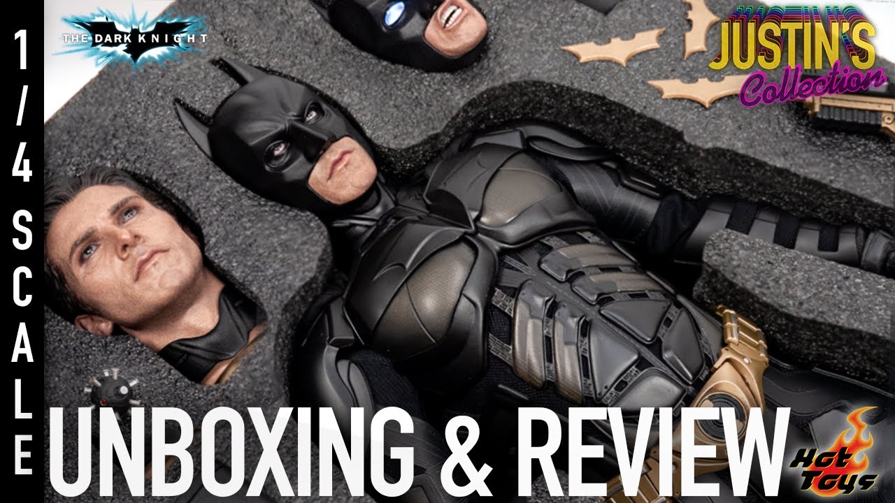 Hot Toys Batman The Dark Knight Trilogy 1/4 Scale Figure Unboxing