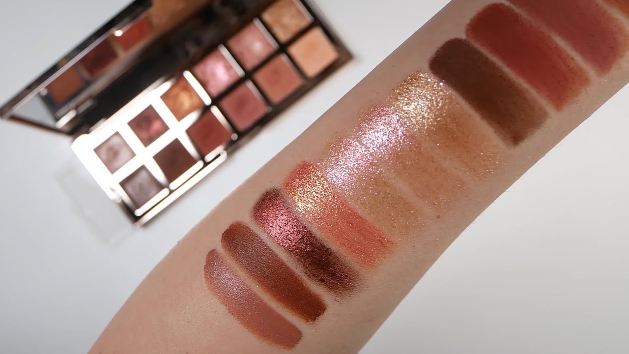 PATRICK TA Major Dimension II Rose Eyeshadow Palette Live Swatches