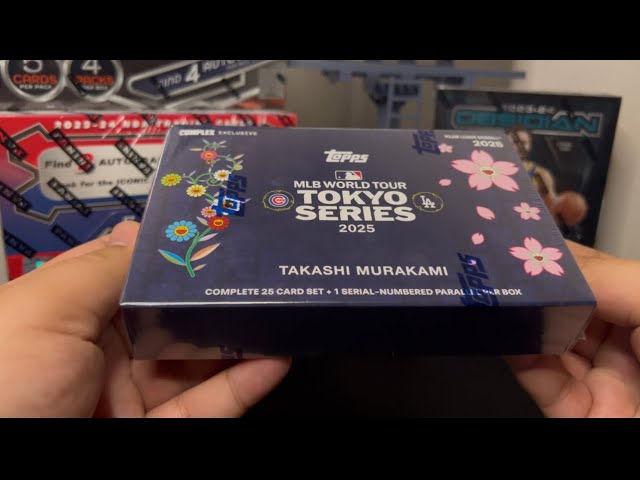 OPENING TAKASHI MURAKAMI MLB WORLD TOUR TOKYO SERIES 2025 TOPPS