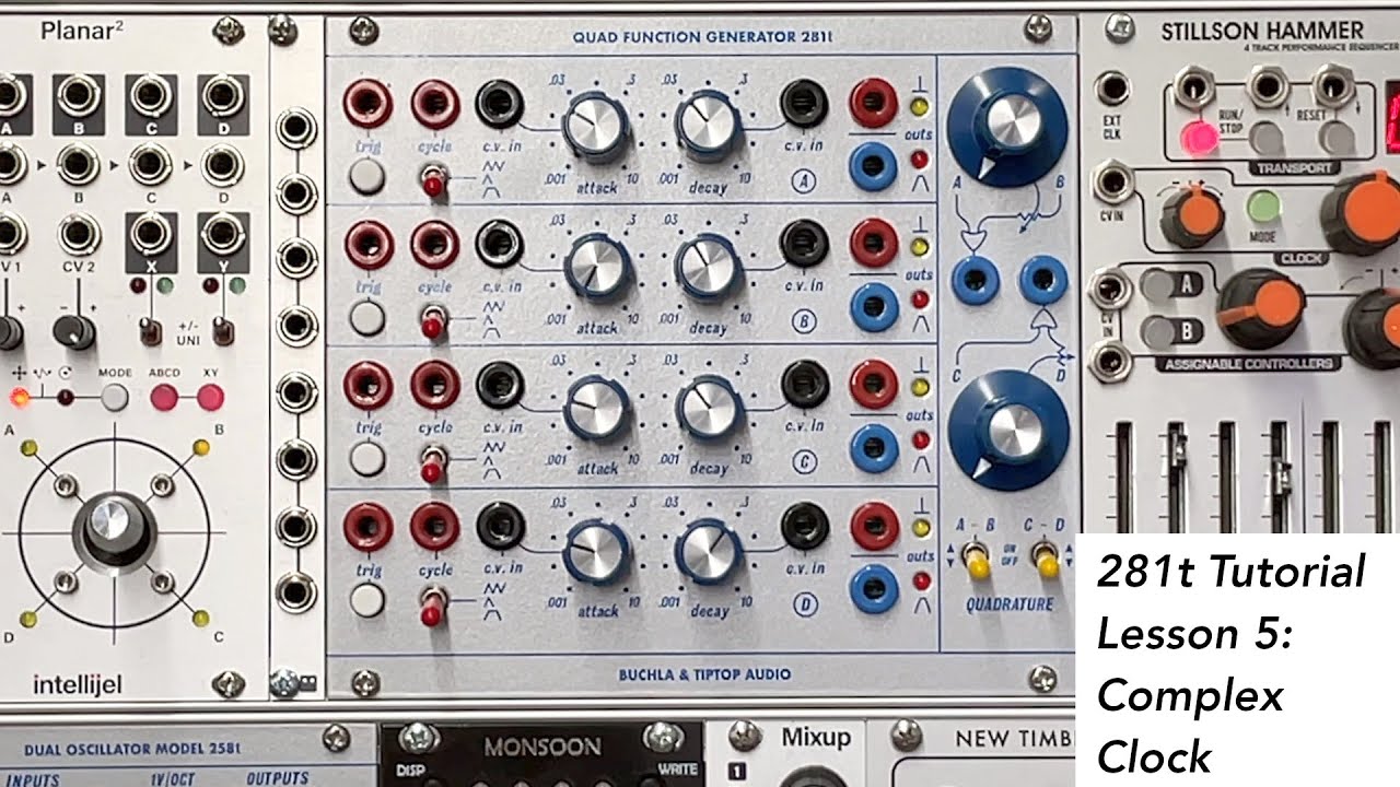 Buchla Tip Top Audio Quad Function Generator 281t Eurorack Module