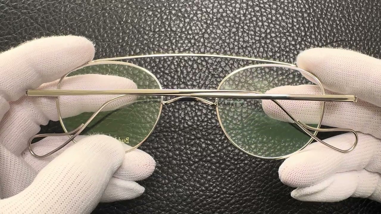 バディオプティカル Buddy Optical his pure titanium - YouTube